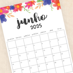 calendário 2025 para imprimir