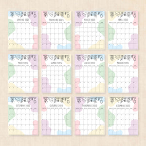 calendário 2025 para imprimir