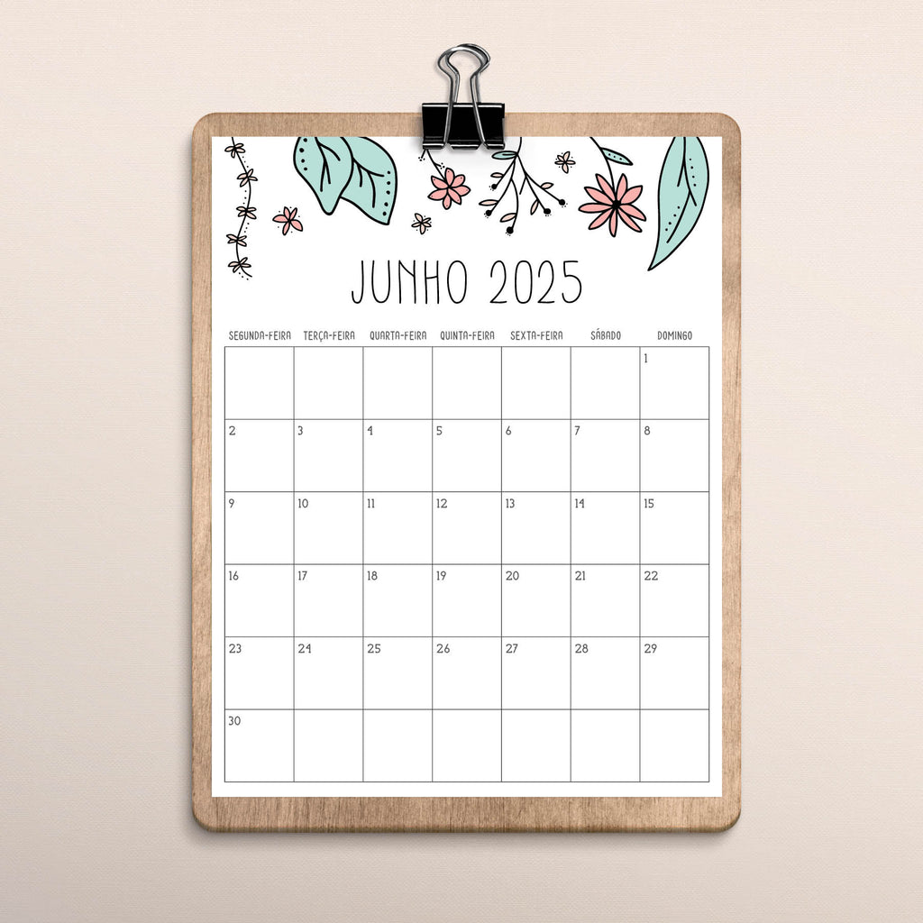 calendário 2025 para imprimir