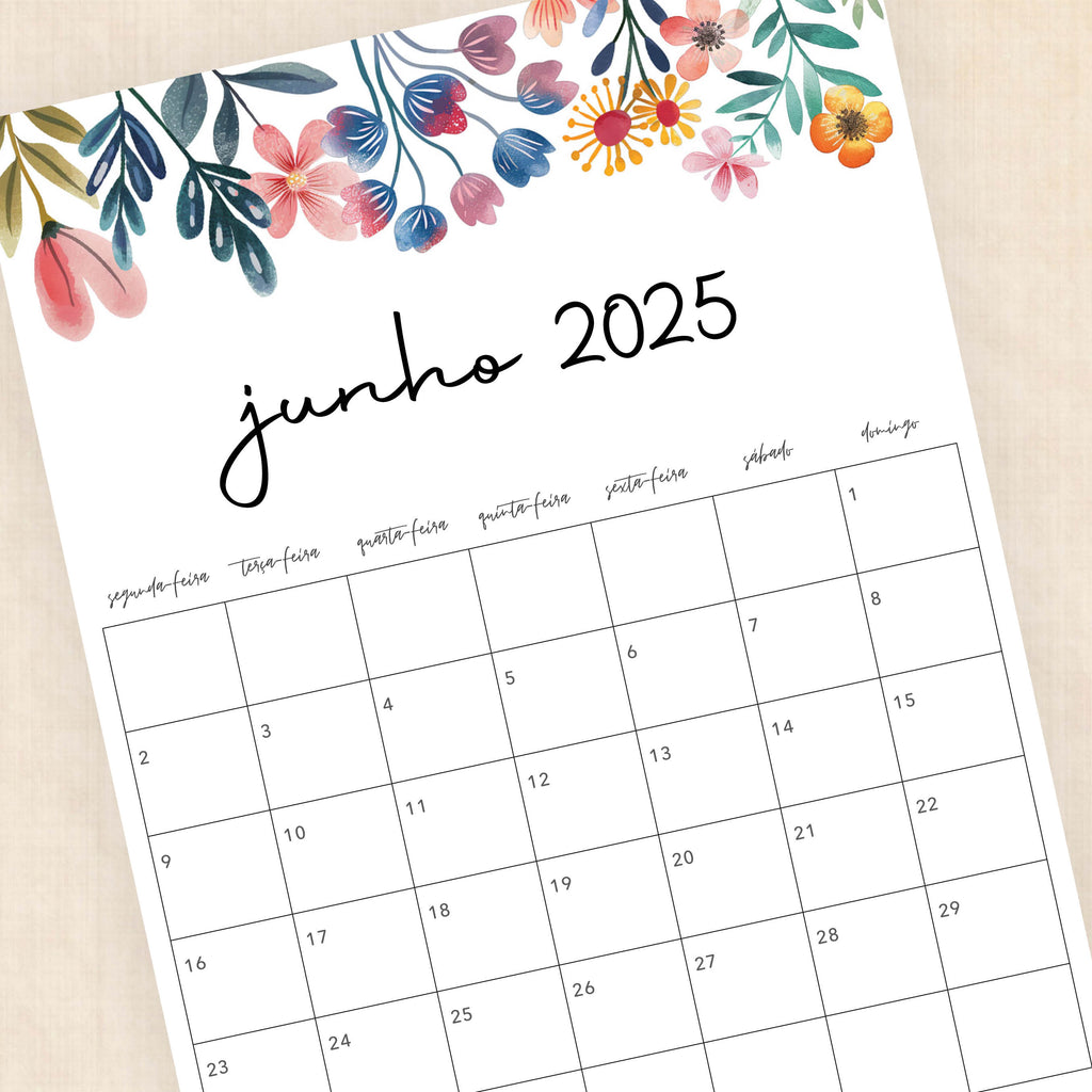 calendário 2025 para imprimir