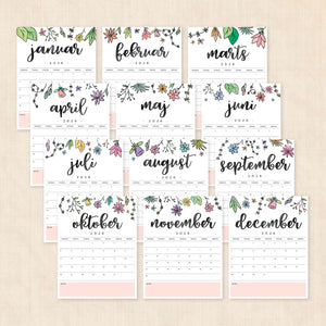 Kalender 2026 print selv