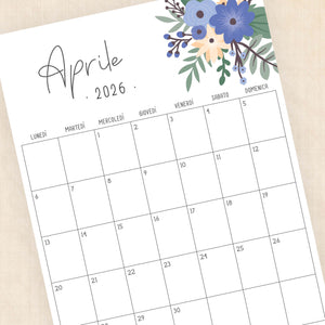 Calendario 2026 da stampare