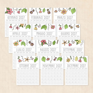 calendario 2027 da stampare