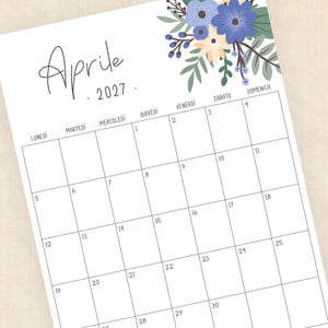 calendario 2027 da stampare