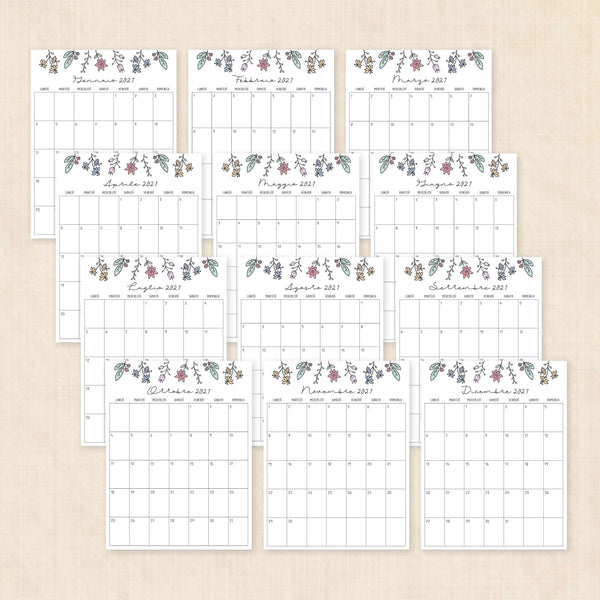 calendario 2027 da stampare