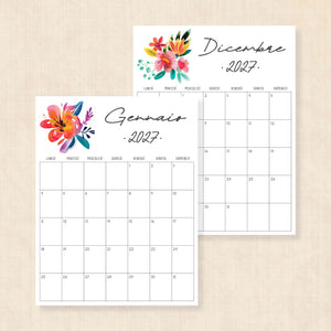 calendario 2027 da stampare