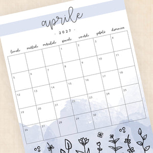 calendario 2027 da stampare