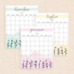 calendario 2027 da stampare