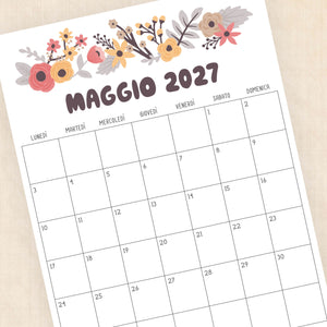 calendario 2027 da stampare