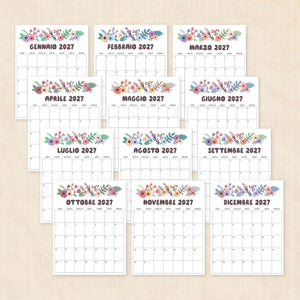 calendario 2027 da stampare