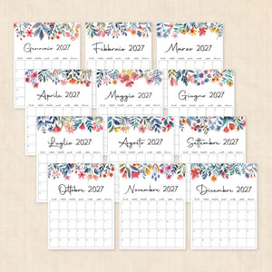 calendario 2027 da stampare