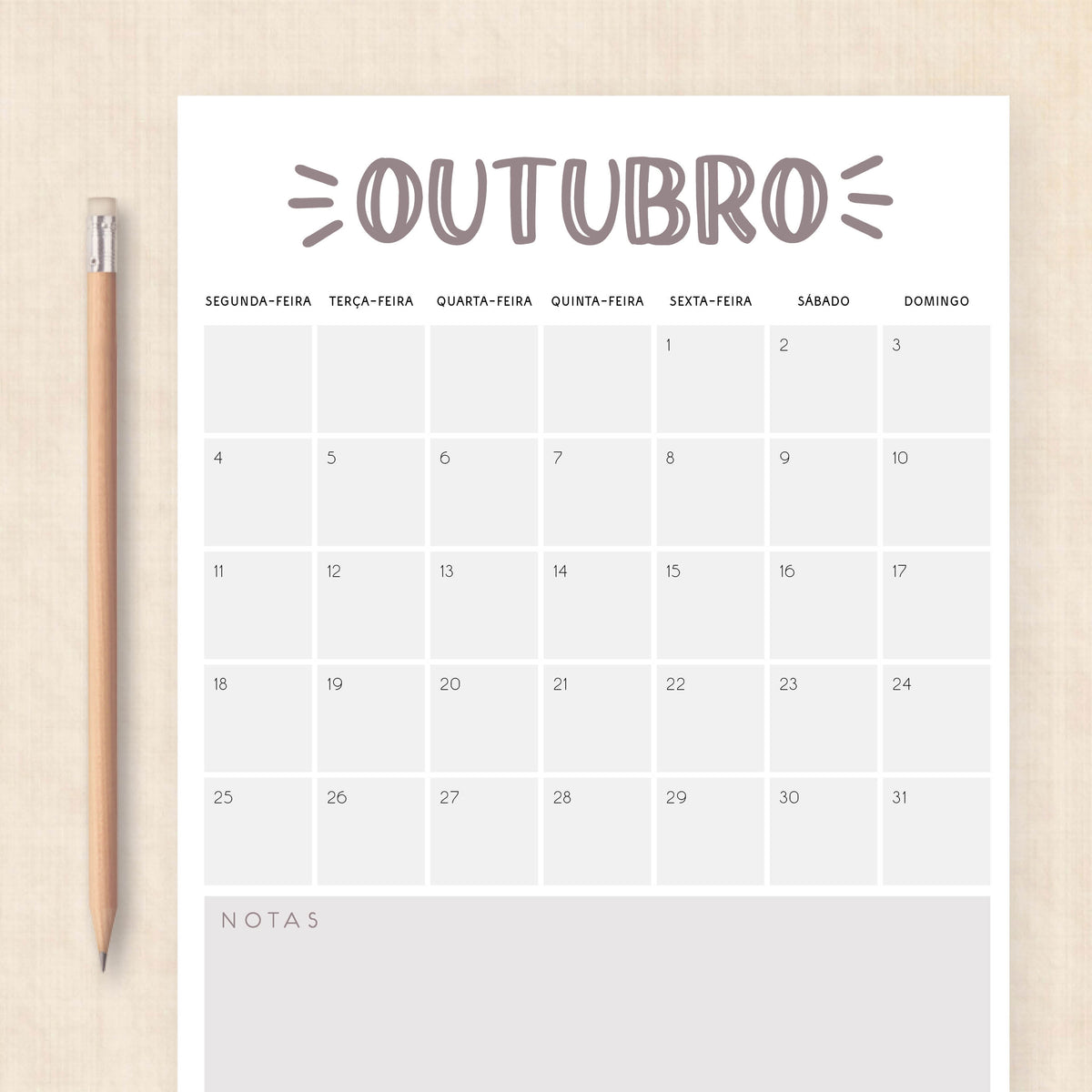 calendário 2027 para imprimir