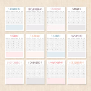 calendário 2027 para imprimir