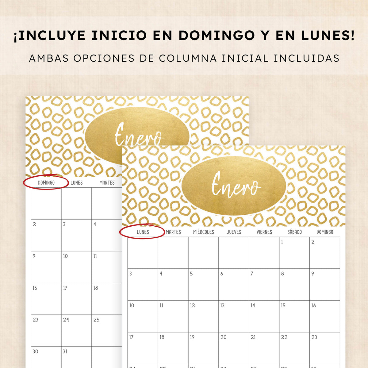calendario 2028 para imprimir