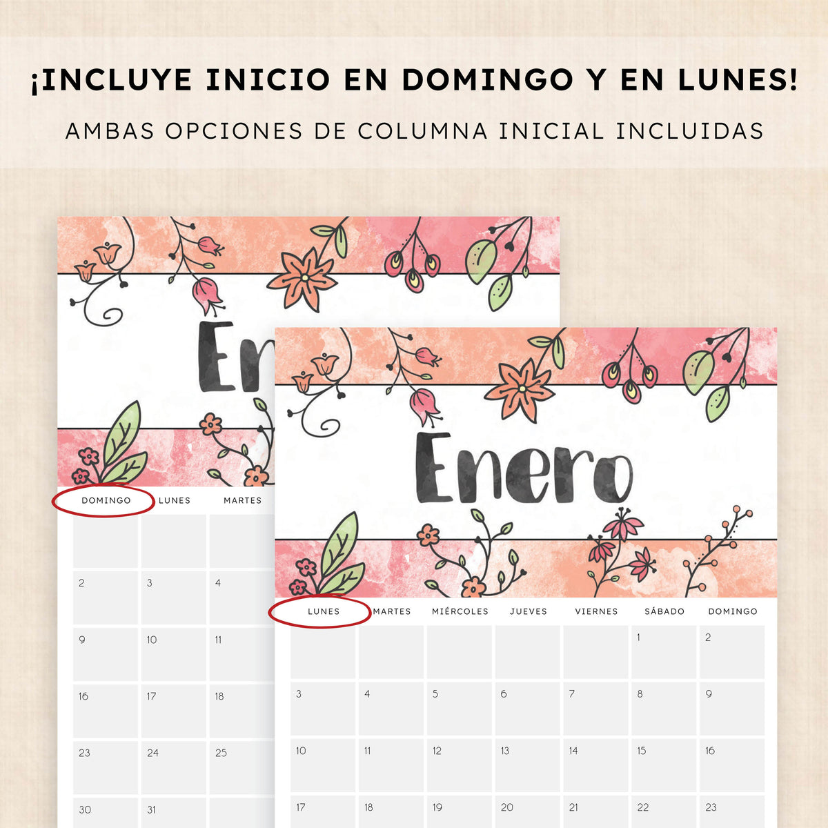 calendario 2028 para imprimir