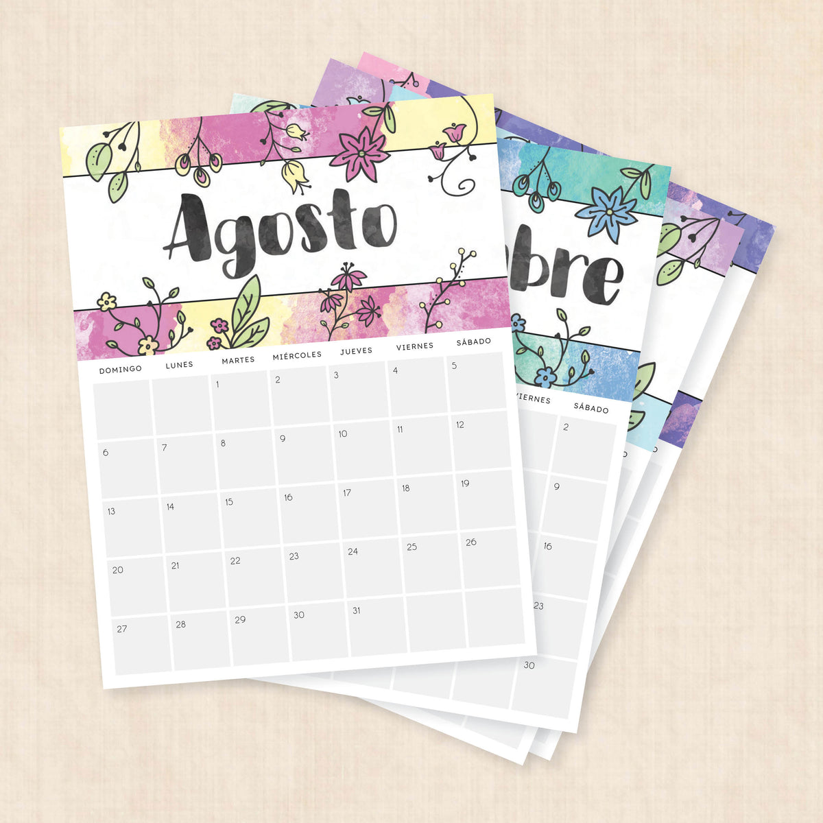 calendario 2028 para imprimir