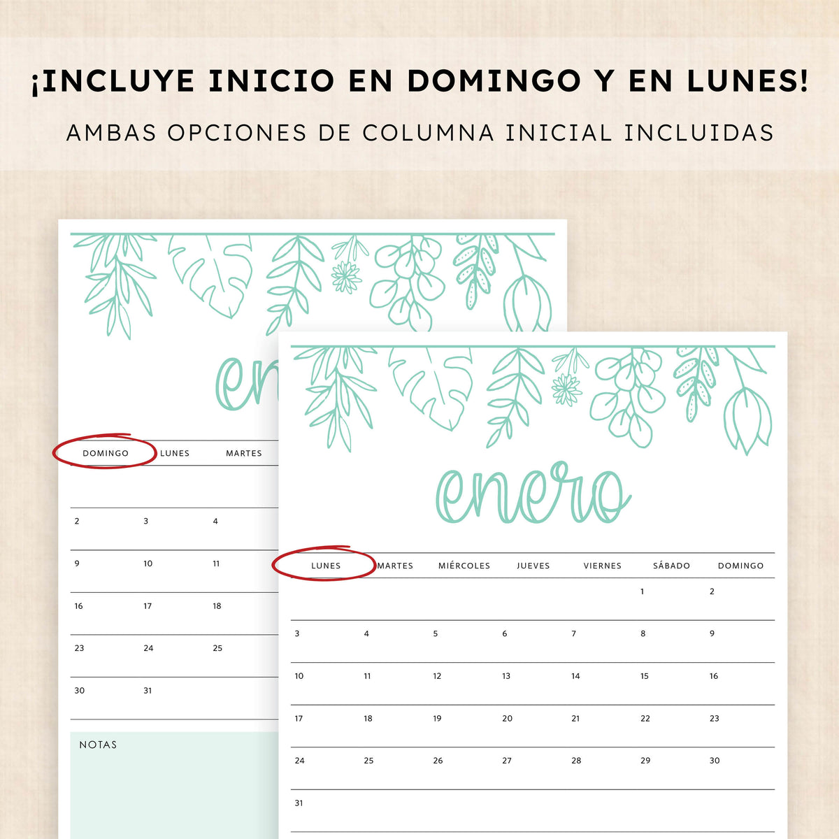 calendario 2028 para imprimir