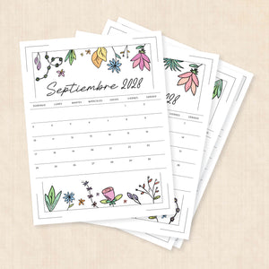 calendario 2028 para imprimir
