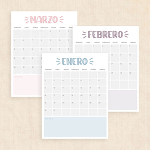 calendario 2028 para imprimir