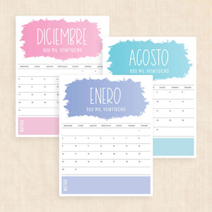 calendario 2028 para imprimir