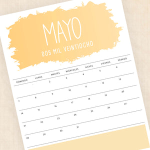 calendario 2028 para imprimir