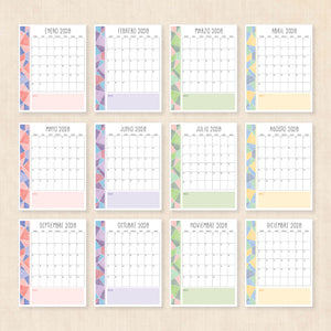 calendario 2028 para imprimir