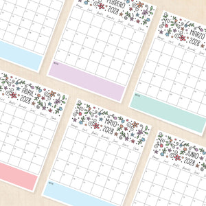 calendario 2028 para imprimir