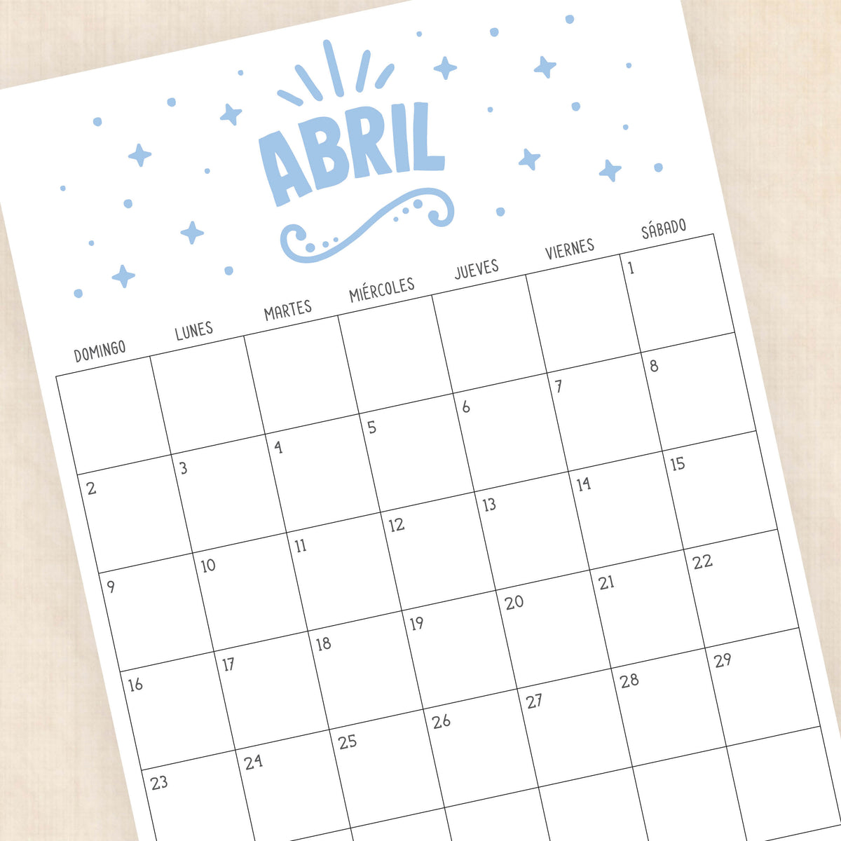 calendario 2028 para imprimir