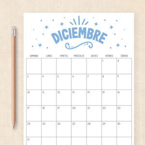 calendario 2028 para imprimir