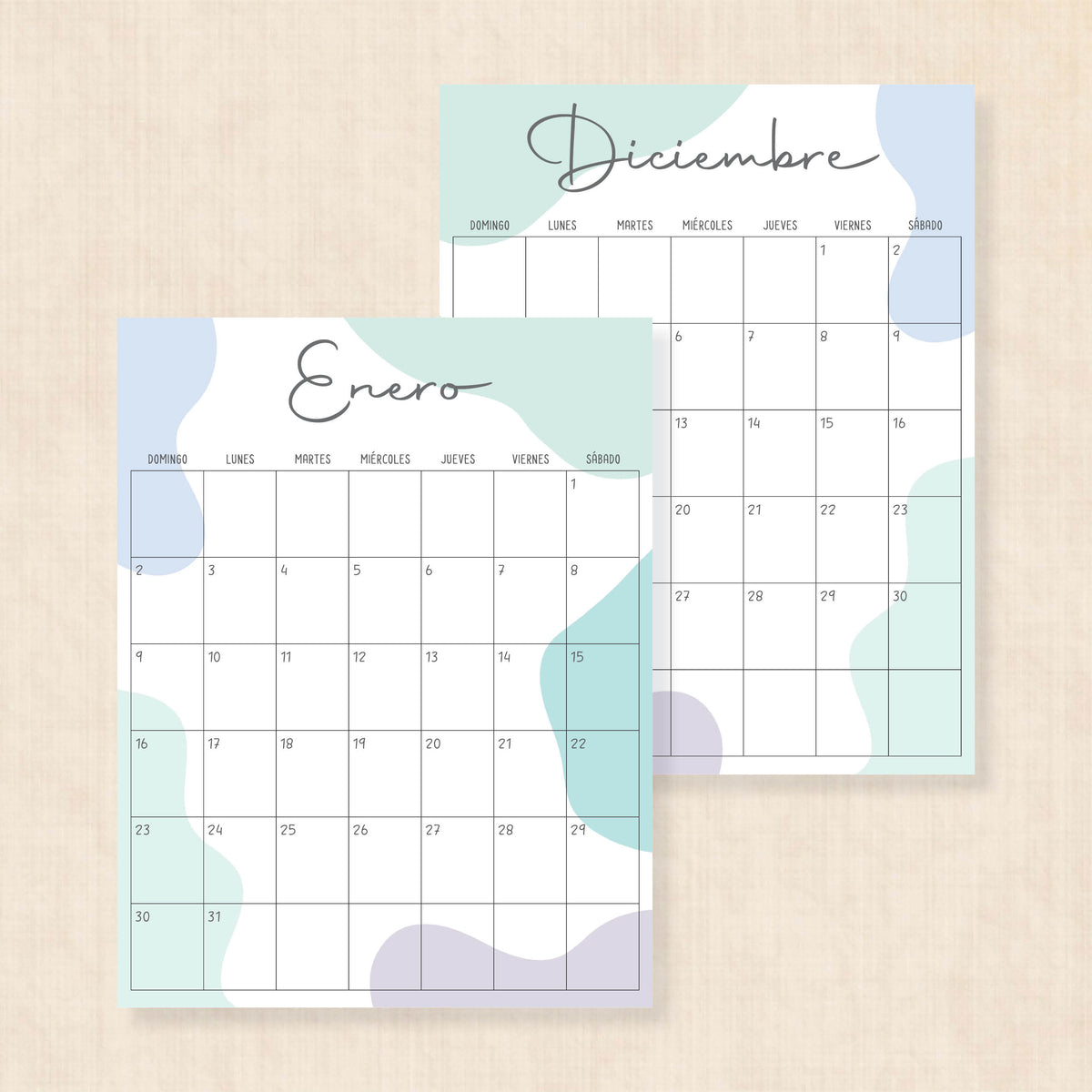calendario 2028 para imprimir