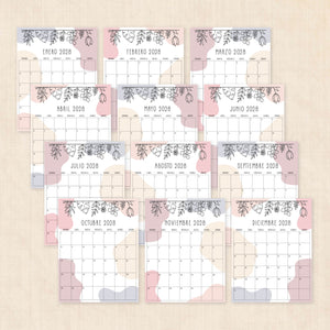 calendario 2028 para imprimir