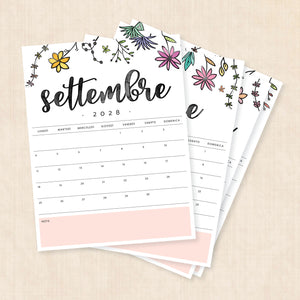 calendario 2028 da stampare