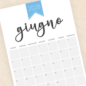 calendario 2028 da stampare