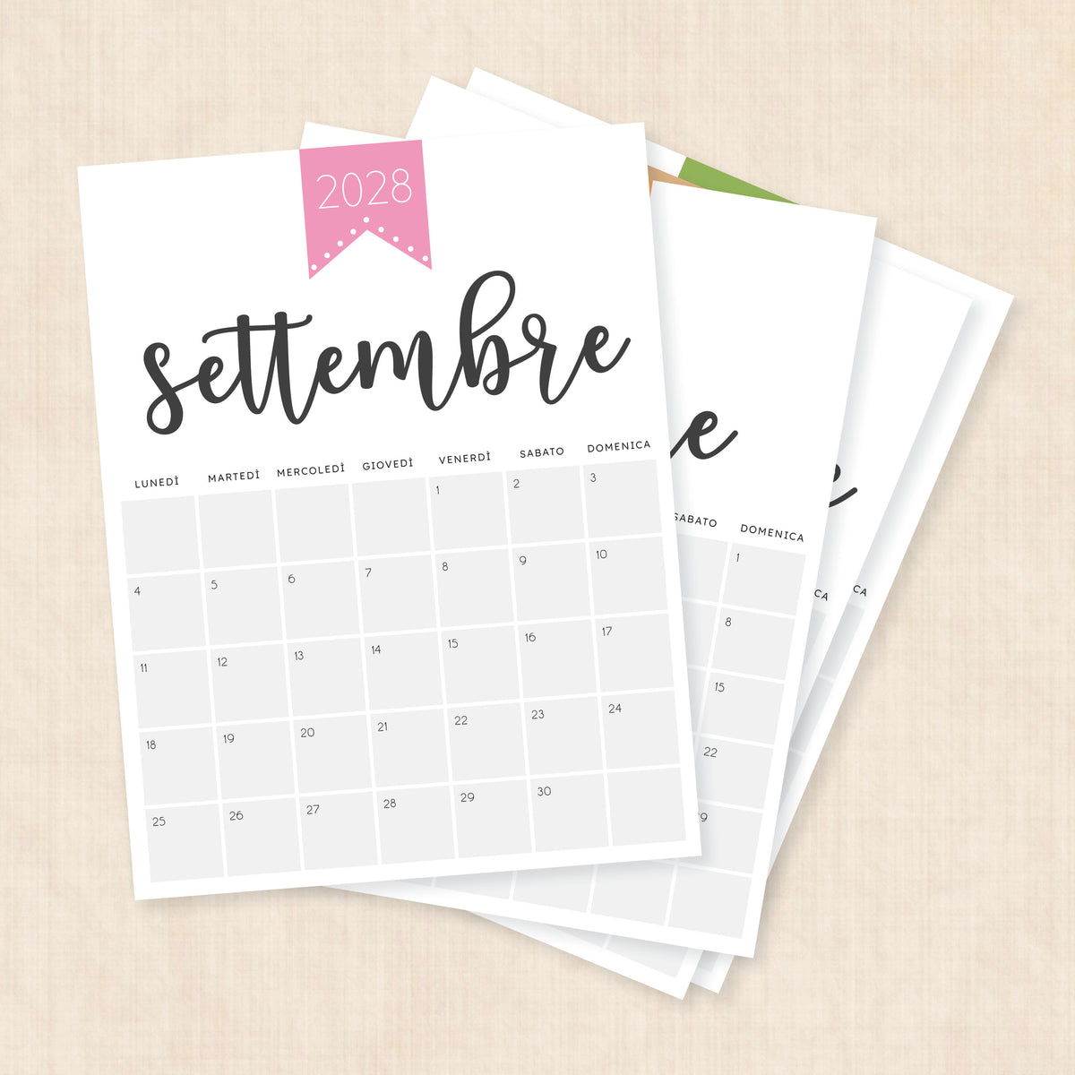 calendario 2028 da stampare