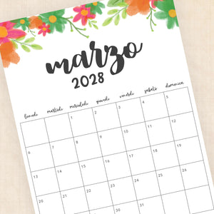 calendario 2028 da stampare