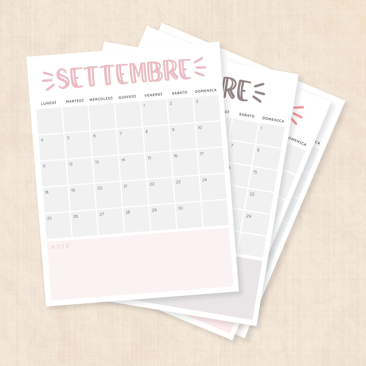 calendario 2028 da stampare