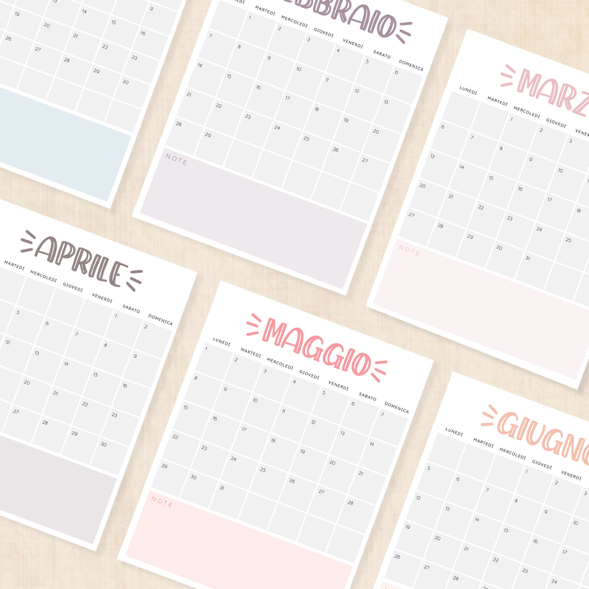 calendario 2028 da stampare