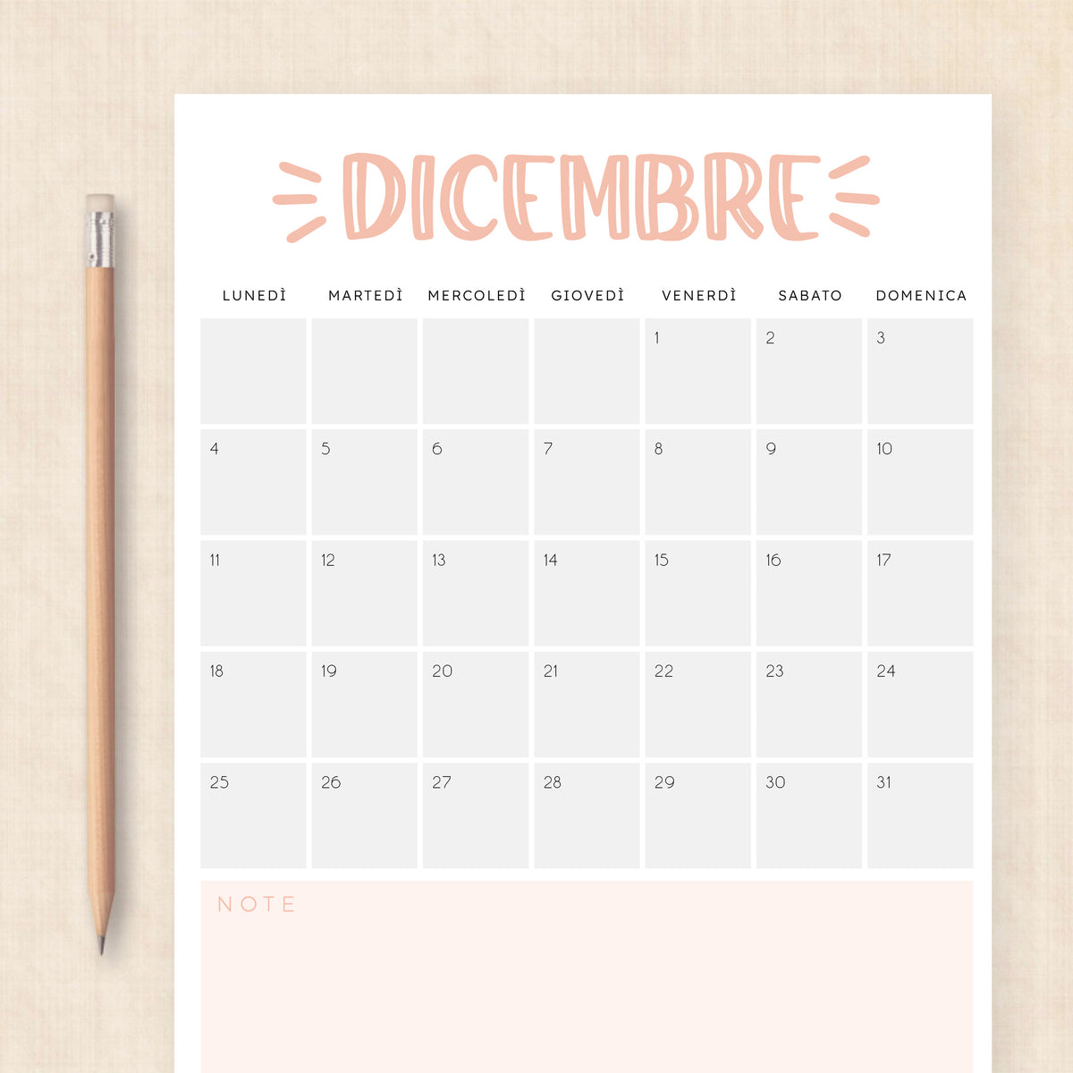 calendario 2028 da stampare