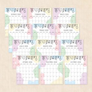 calendario 2028 da stampare