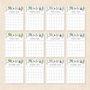 calendario 2028 da stampare