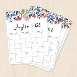 calendario 2028 da stampare