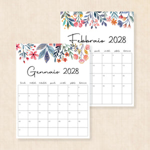 calendario 2028 da stampare