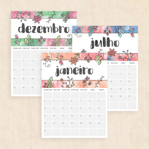 Calendário 2028 para imprimir