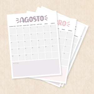 Calendário 2028 para imprimir