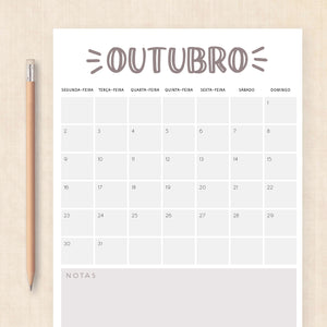 Calendário 2028 para imprimir