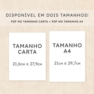 calendário A4