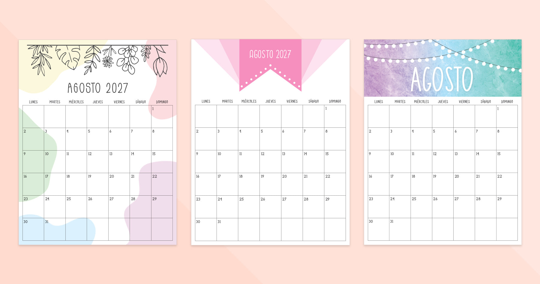 calendario agosto 2027 para imprimir