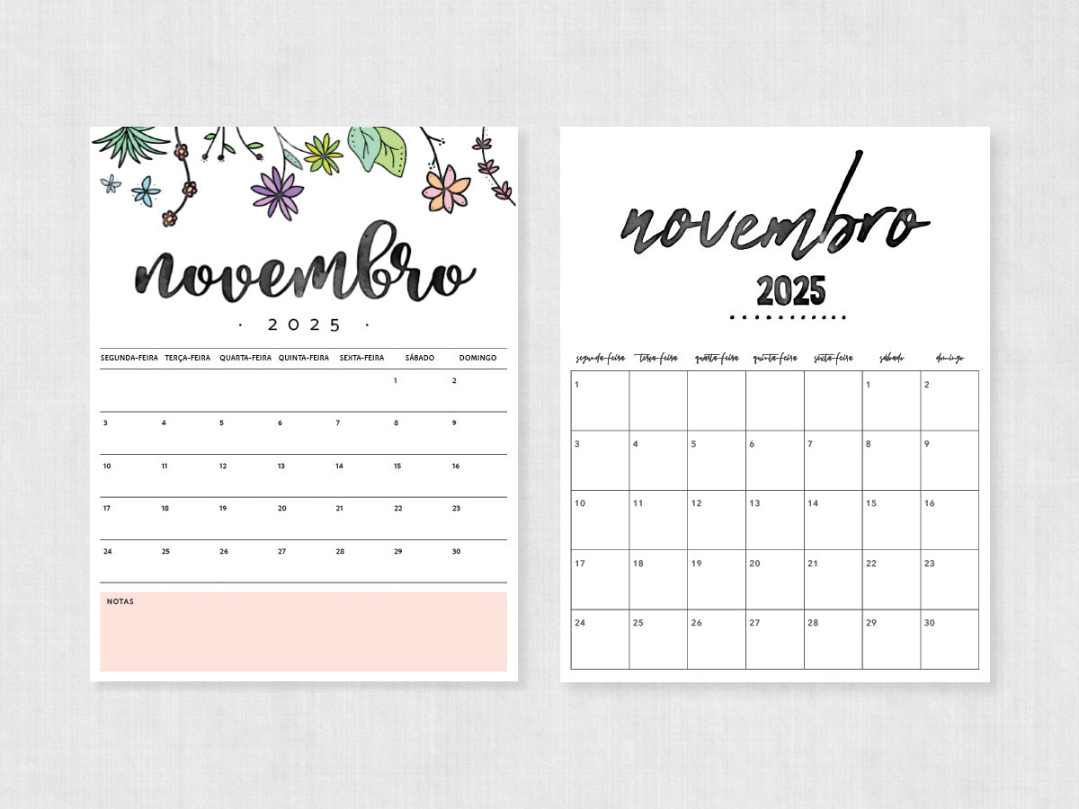 calendário de novembro 2025