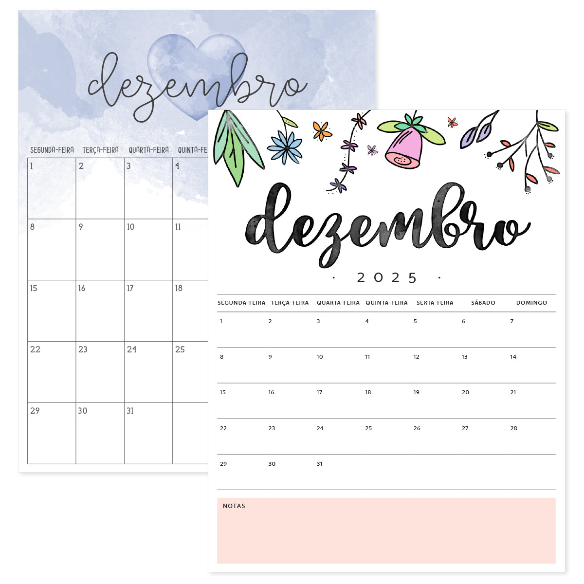 calendário dezembro 2025