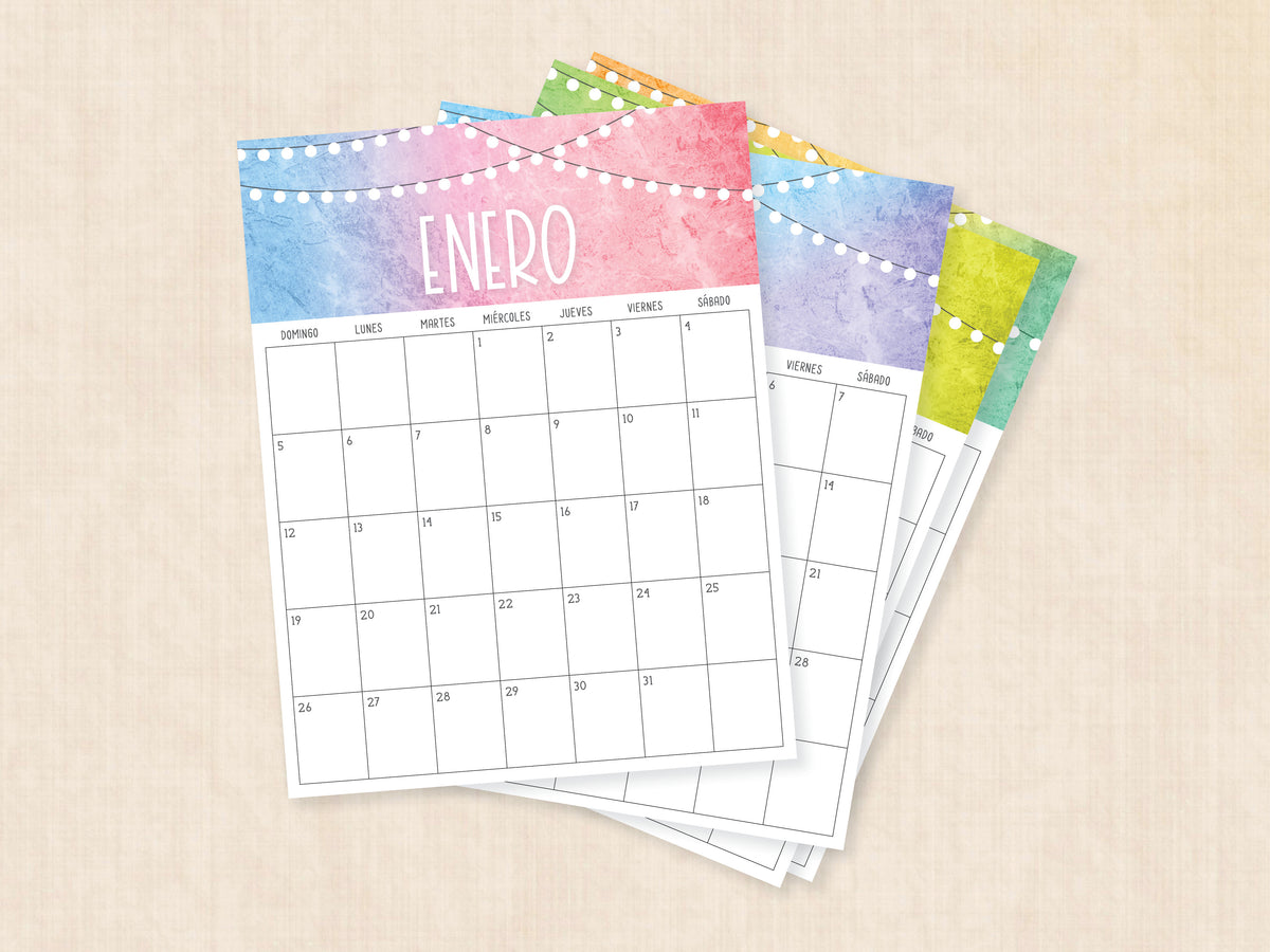 calendario enero